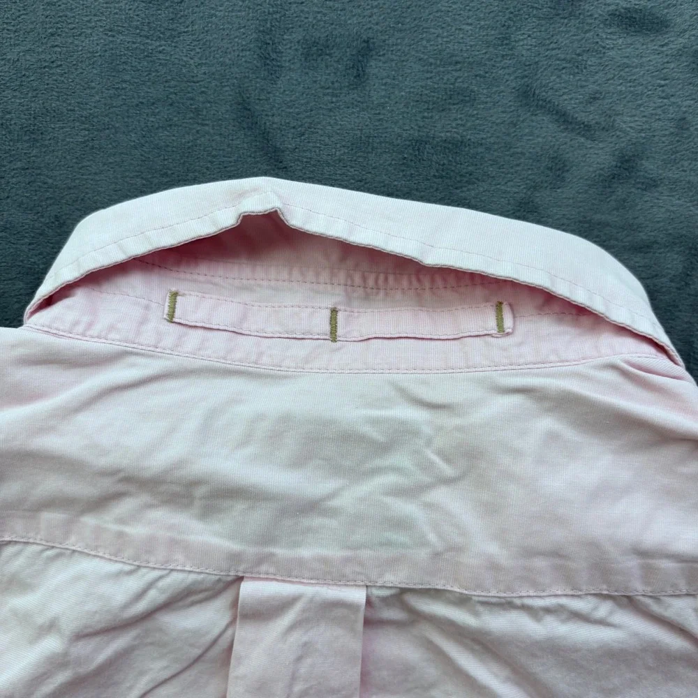 Banana Republic Mens Small Pink Standard Fit Long Sleeve Button Down Shirt